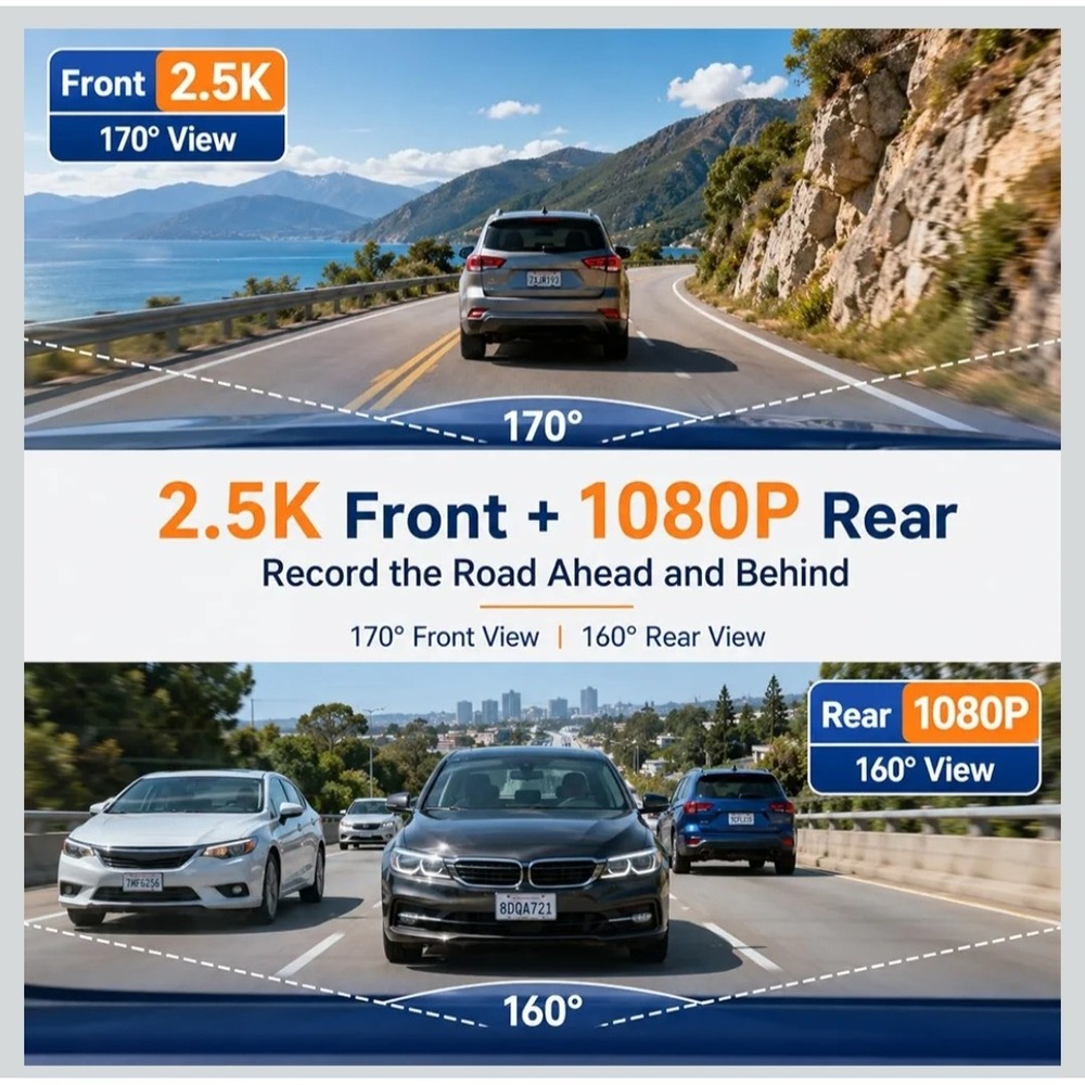 Front and Rear Dash Cam - Picture 8 of 10